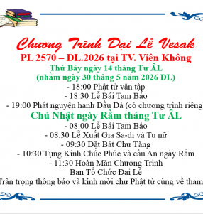 Đại Lễ Vesak 2570 (2026)